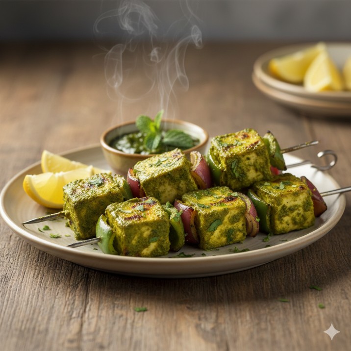 Pudina Paneer Tikka